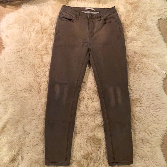 Free People Brown Stretch Skinny Jeans - Picture 1 of 4